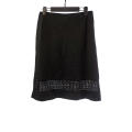 Black Casual Skirt For Ladies